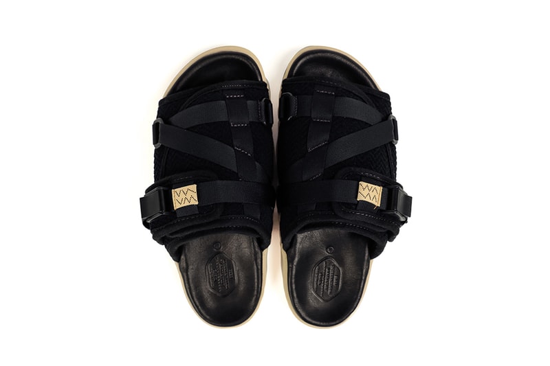 visvim drops Christo Sandal in Black & Brown Colorways release info price 0119301001002 dk.brown lt.brown sizes buy now Hiroki Nakamura F.I.L. Exclusives