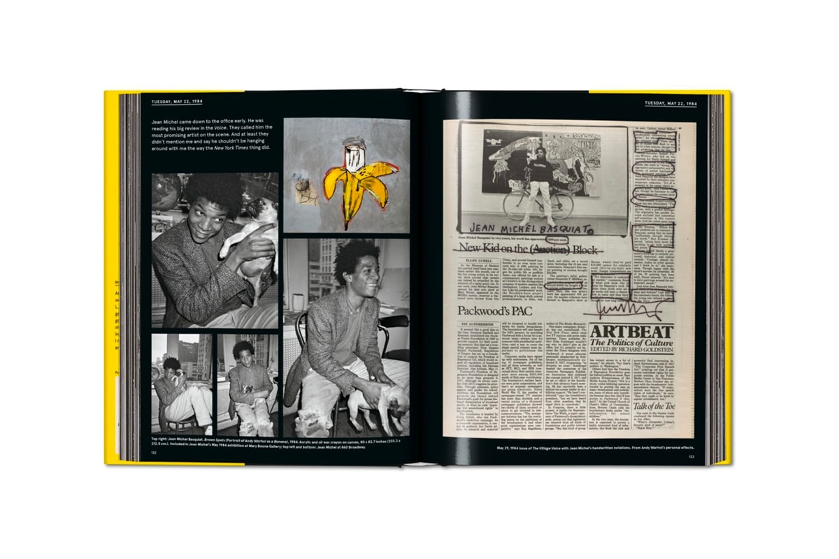 Warhol on Basquiat Visual Book Release andy warhol jean-michel basquiat Michael Dayton Hermann