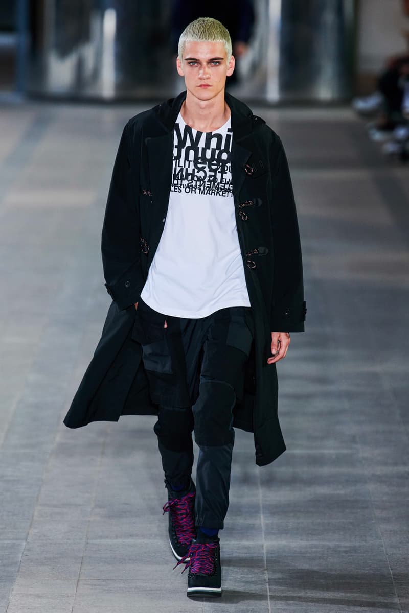 White Mountaineering Spring/Summer 2020 Runway PFW Show paris fashion week mens technical apparel militarism functional japan outdoor gear tropical paisley prints 