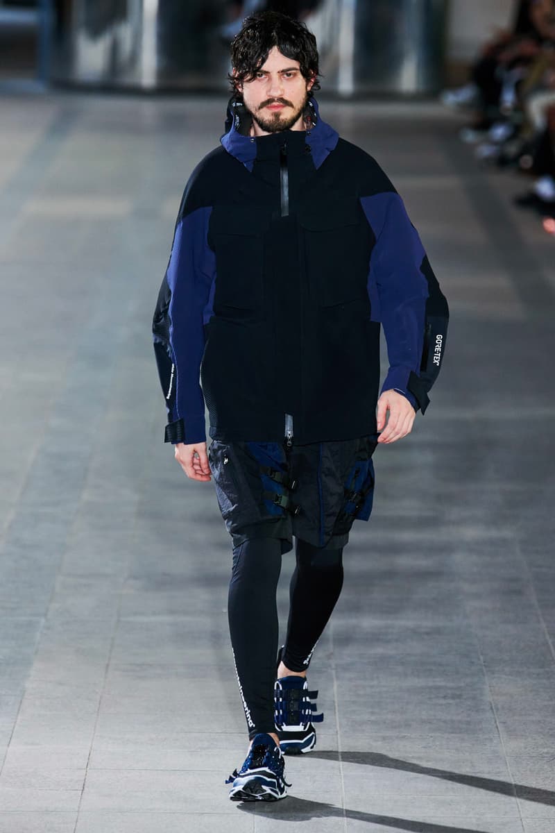 White Mountaineering Spring/Summer 2020 Runway PFW Show paris fashion week mens technical apparel militarism functional japan outdoor gear tropical paisley prints