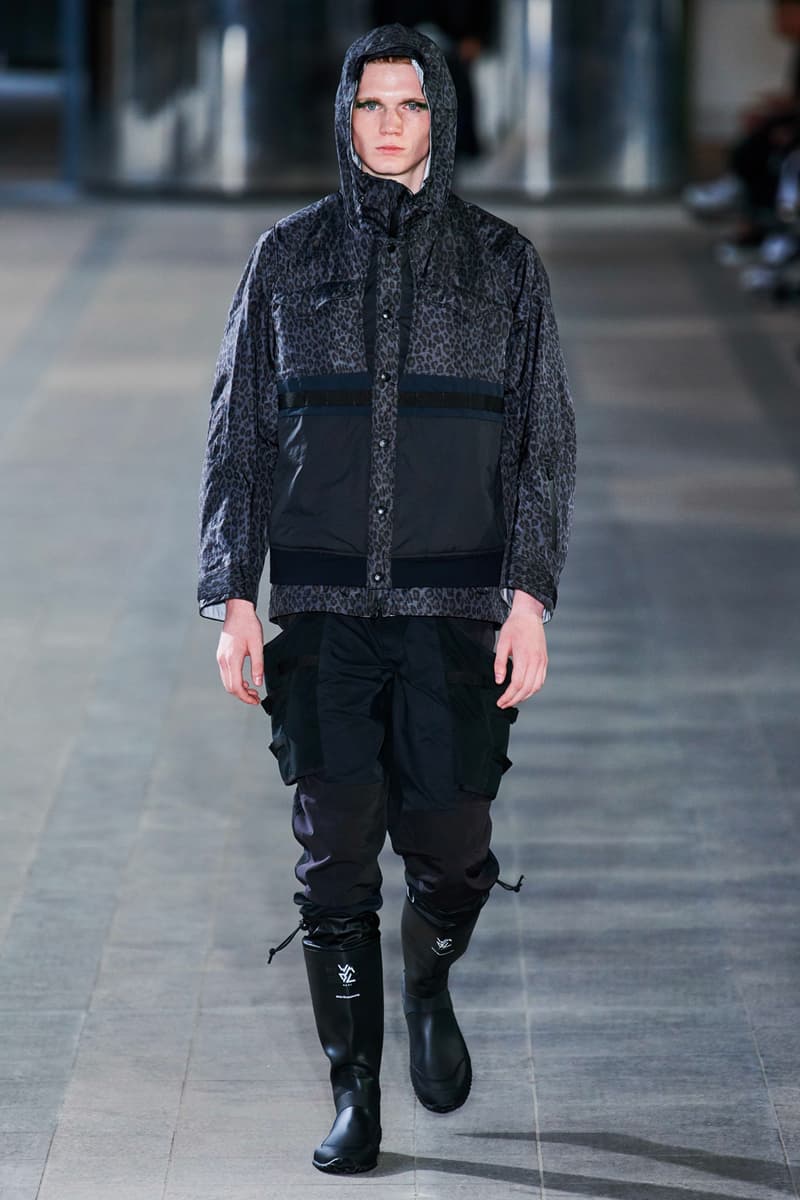 White Mountaineering Spring/Summer 2020 Runway PFW Show paris fashion week mens technical apparel militarism functional japan outdoor gear tropical paisley prints 