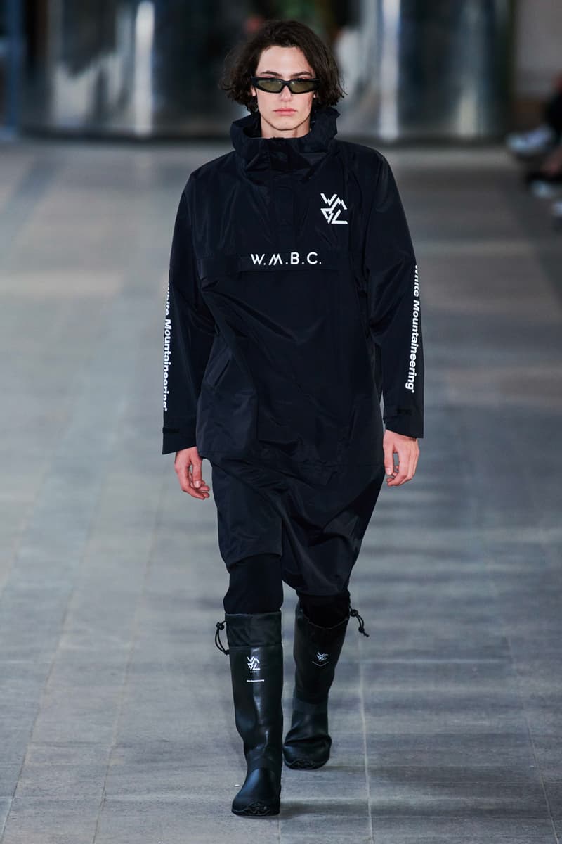 White Mountaineering Spring/Summer 2020 Runway PFW Show paris fashion week mens technical apparel militarism functional japan outdoor gear tropical paisley prints 