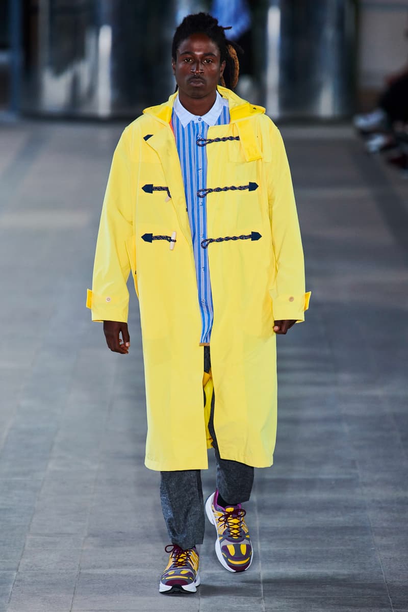 White Mountaineering Spring/Summer 2020 Runway PFW Show paris fashion week mens technical apparel militarism functional japan outdoor gear tropical paisley prints