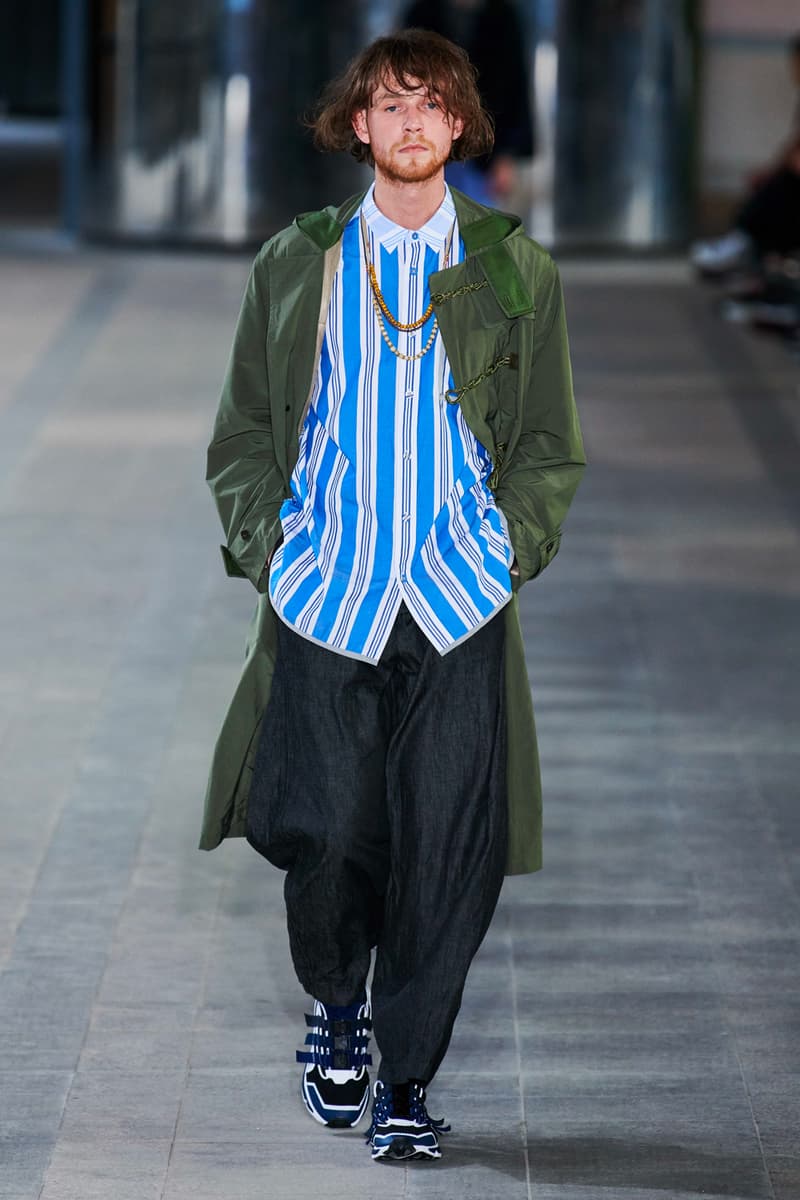 White Mountaineering Spring/Summer 2020 Runway PFW Show paris fashion week mens technical apparel militarism functional japan outdoor gear tropical paisley prints