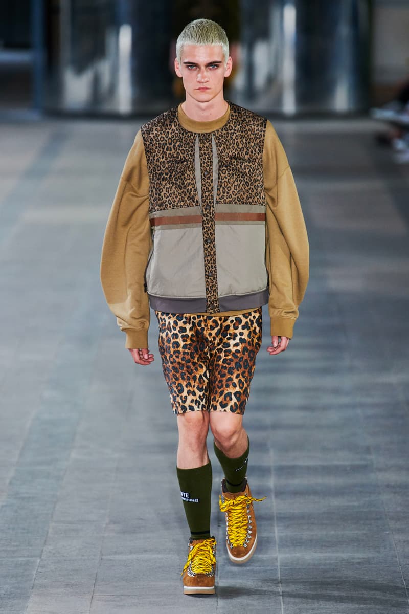 White Mountaineering Spring/Summer 2020 Runway PFW Show paris fashion week mens technical apparel militarism functional japan outdoor gear tropical paisley prints