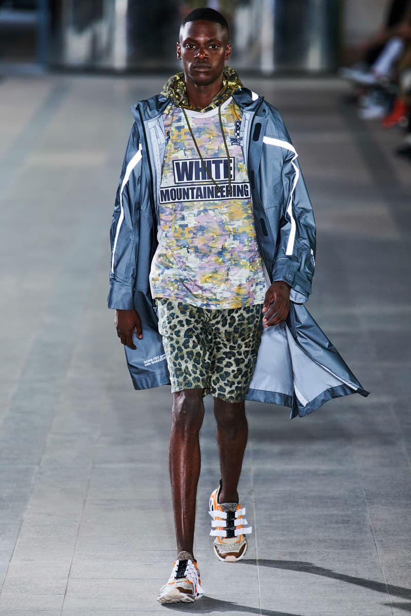 White Mountaineering Spring/Summer 2020 Runway PFW Show paris fashion week mens technical apparel militarism functional japan outdoor gear tropical paisley prints 