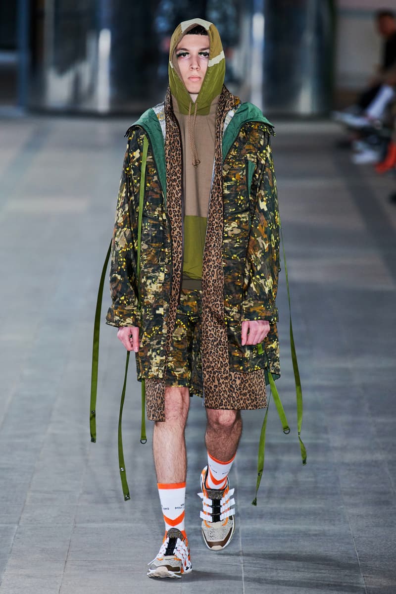 White Mountaineering Spring/Summer 2020 Runway PFW Show paris fashion week mens technical apparel militarism functional japan outdoor gear tropical paisley prints