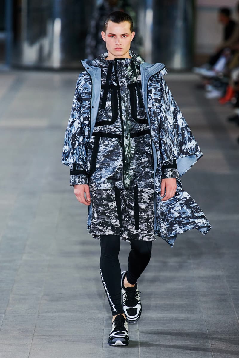 White Mountaineering Spring/Summer 2020 Runway PFW Show paris fashion week mens technical apparel militarism functional japan outdoor gear tropical paisley prints 