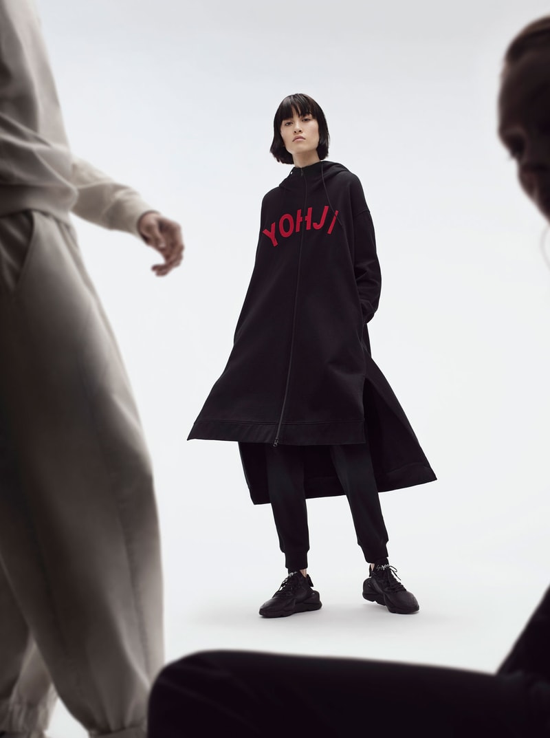Y-3 Fall Winter 2019 Collection Yohji Yamamoto adidas black monochrome elongated yuben low kaiwa triple black