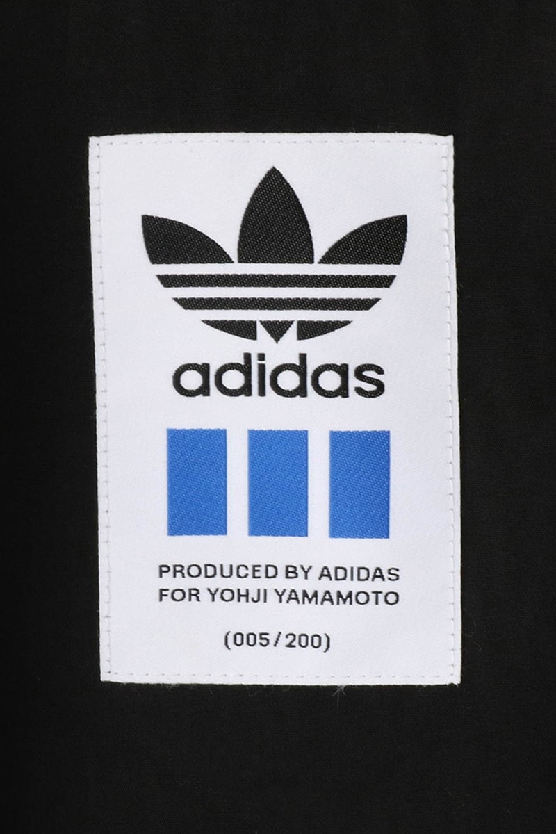 Yohji Yamamoto x adidas "YY Exclusive" Collaboration sst beckenbauer track top jacket june 8 2019 release date info 200 limited edition