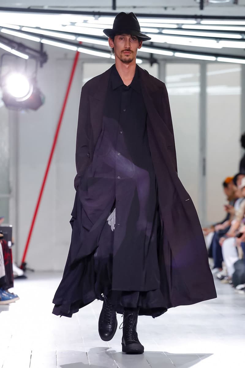 Yohji Yamamoto Spring/Summer 2020 Men's Runway show presentation paris fashion week collection pfw ss20