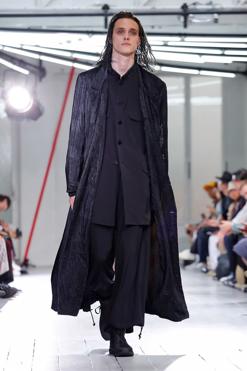 Yohji Yamamoto Spring/Summer 2020 Men's Runway show presentation paris fashion week collection pfw ss20