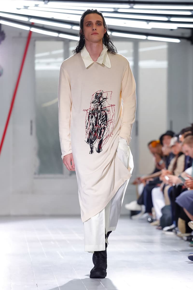 Yohji Yamamoto Spring/Summer 2020 Men's Runway show presentation paris fashion week collection pfw ss20