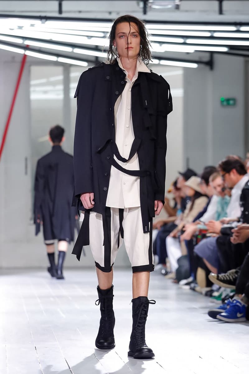 Yohji Yamamoto Spring/Summer 2020 Men's Runway show presentation paris fashion week collection pfw ss20