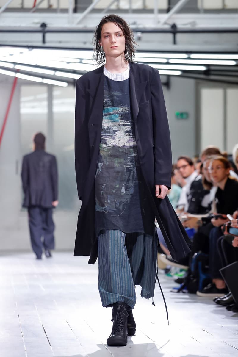 Yohji Yamamoto Spring/Summer 2020 Men's Runway show presentation paris fashion week collection pfw ss20