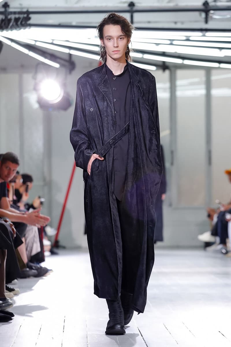 Yohji Yamamoto Spring/Summer 2020 Men's Runway show presentation paris fashion week collection pfw ss20