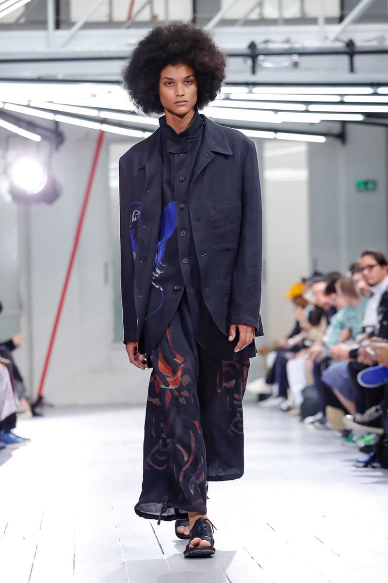 Yohji Yamamoto Spring/Summer 2020 Men's Runway show presentation paris fashion week collection pfw ss20