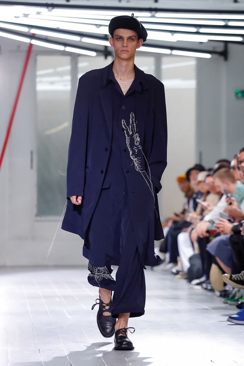 Yohji Yamamoto Spring/Summer 2020 Men's Runway show presentation paris fashion week collection pfw ss20