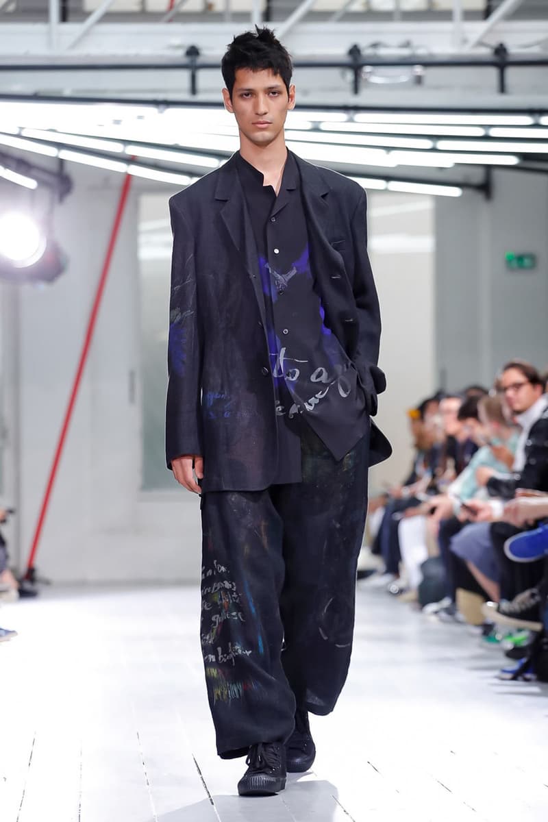 Yohji Yamamoto Spring/Summer 2020 Men's Runway show presentation paris fashion week collection pfw ss20