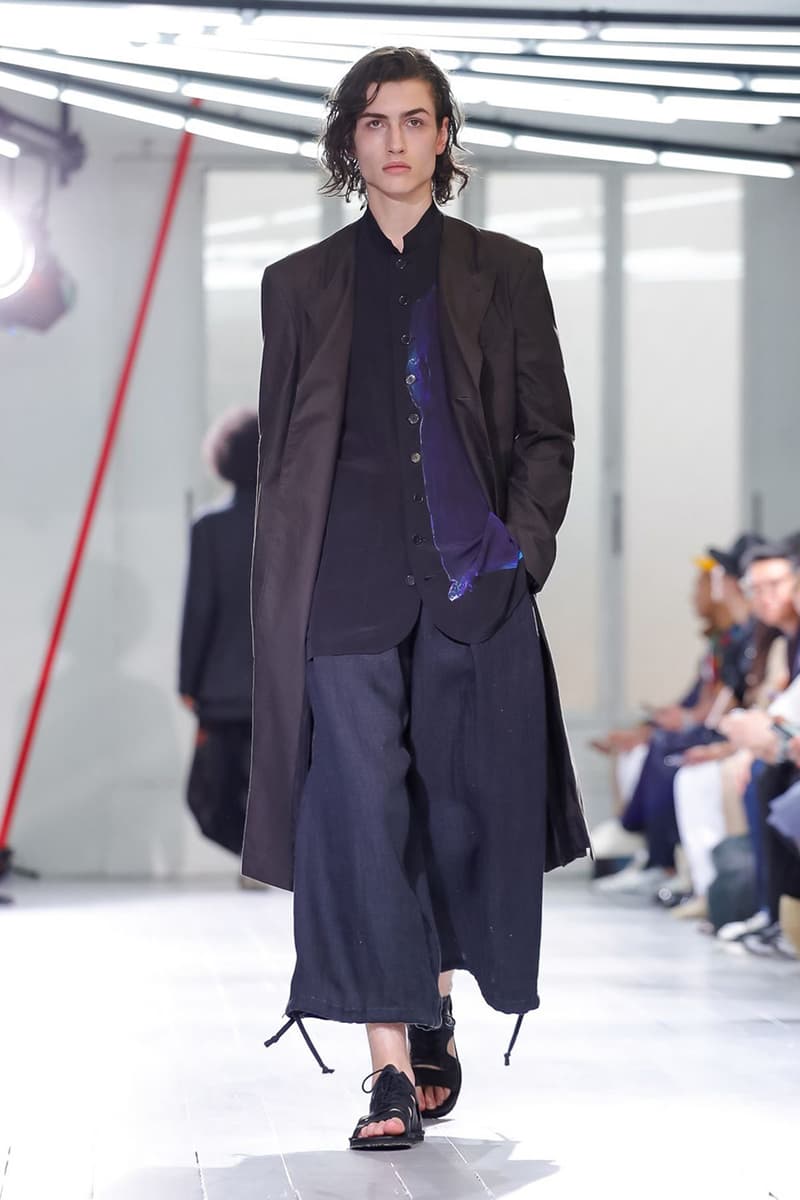 Yohji Yamamoto Spring/Summer 2020 Men's Runway show presentation paris fashion week collection pfw ss20