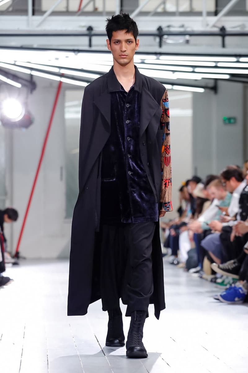 Yohji Yamamoto Spring/Summer 2020 Men's Runway show presentation paris fashion week collection pfw ss20