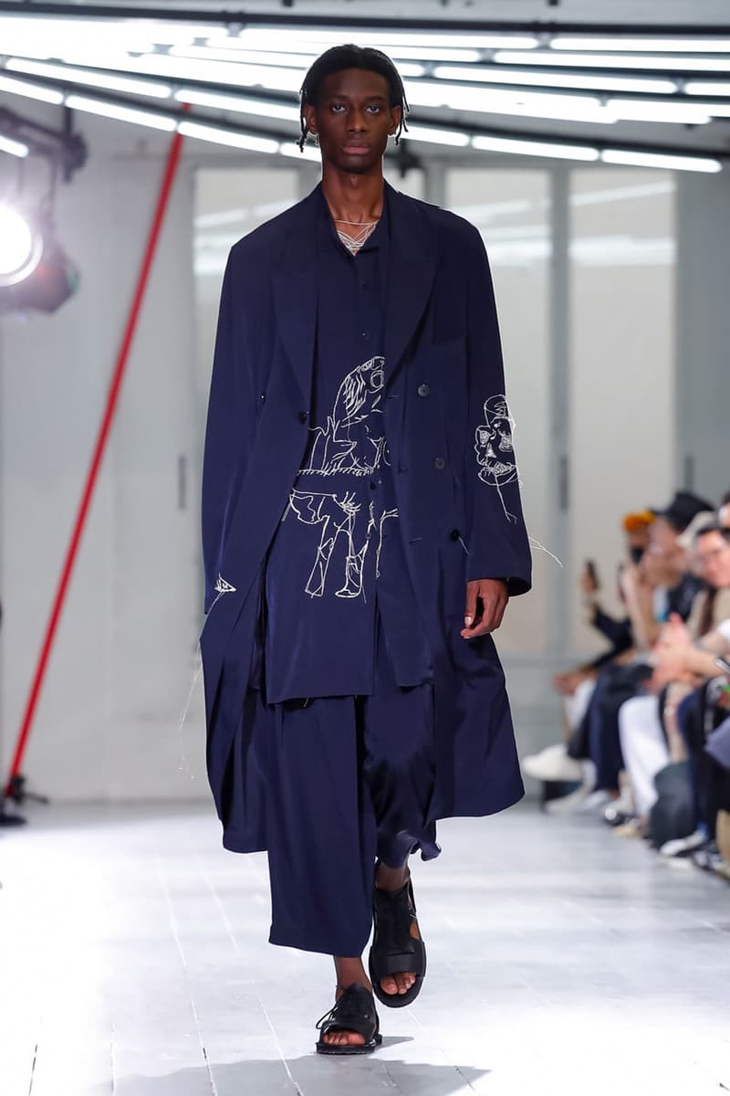 Yohji Yamamoto Spring/Summer 2020 Men's Runway show presentation paris fashion week collection pfw ss20