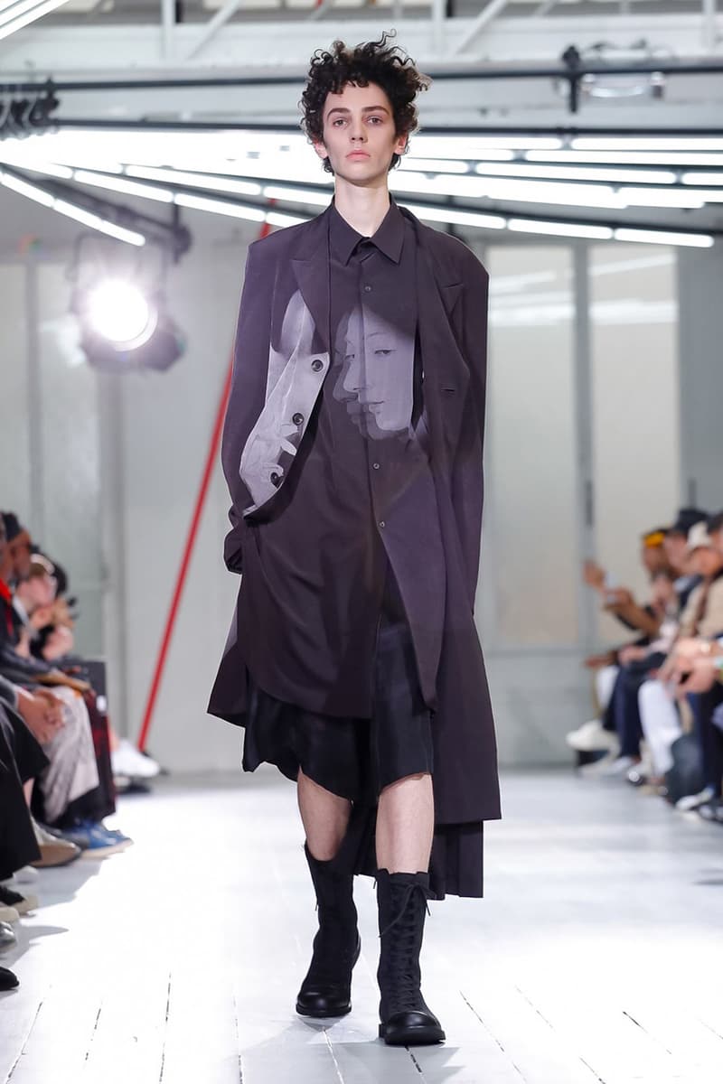 Yohji Yamamoto Spring/Summer 2020 Men's Runway show presentation paris fashion week collection pfw ss20