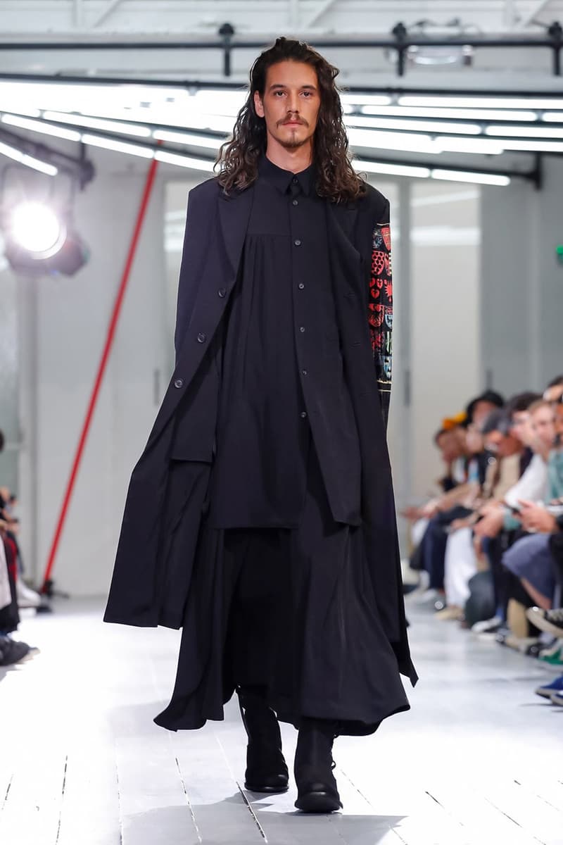 Yohji Yamamoto Spring/Summer 2020 Men's Runway show presentation paris fashion week collection pfw ss20