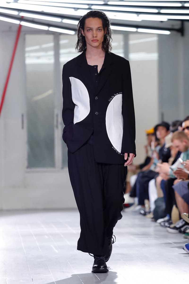 Yohji Yamamoto Spring/Summer 2020 Men's Runway show presentation paris fashion week collection pfw ss20