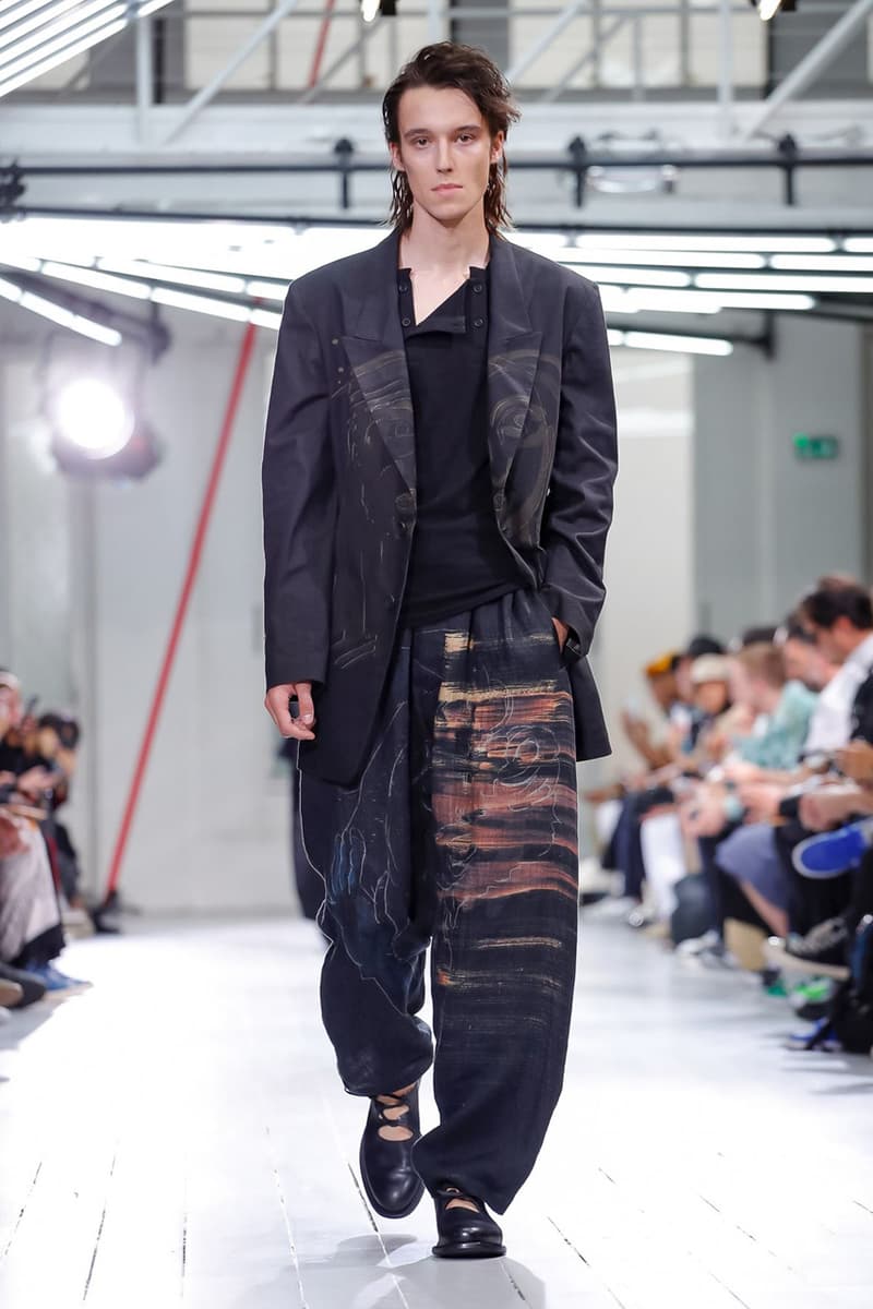 Yohji Yamamoto Spring/Summer 2020 Men's Runway show presentation paris fashion week collection pfw ss20