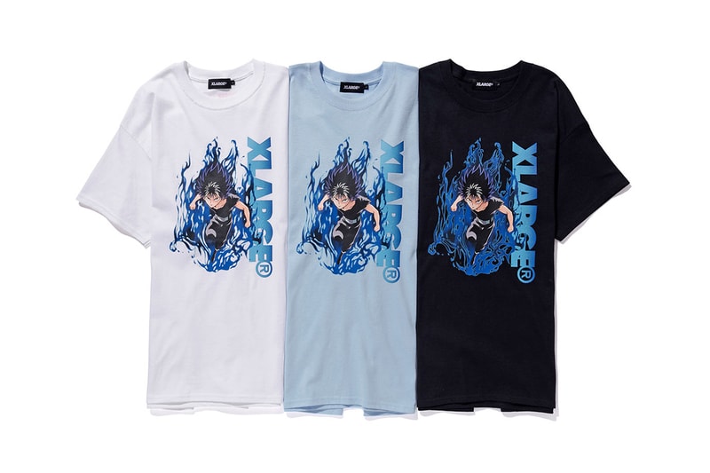 Yu Yu Hakusho x XLARGE SS19 Capsule Collaboration spring summer 2019 june 15 tee shirt japan graphic yusuke kuwabara kurama