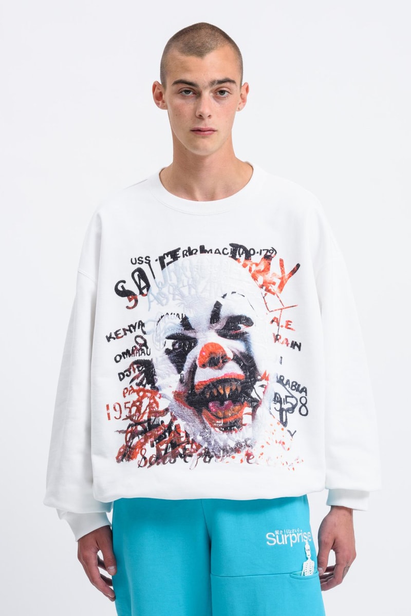 017 Editorial Features Doublet Fall Winter 2019 Collection Vancouver Retailer 5 layered socks hand painted fur jacket toy capsule compressed t shirt graphic random masks surprise clown