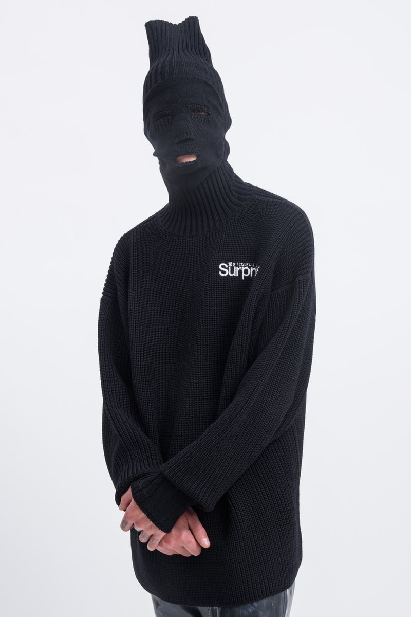 017 Editorial Features Doublet Fall Winter 2019 Collection Vancouver Retailer 5 layered socks hand painted fur jacket toy capsule compressed t shirt graphic random masks surprise clown
