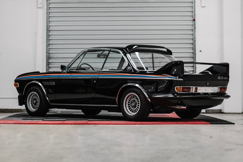 1972 BMW 3.0 CSL RM Sotheby's Auction  For sale buy now bid black retrofuturistic motorsport automotive car e9 e24 