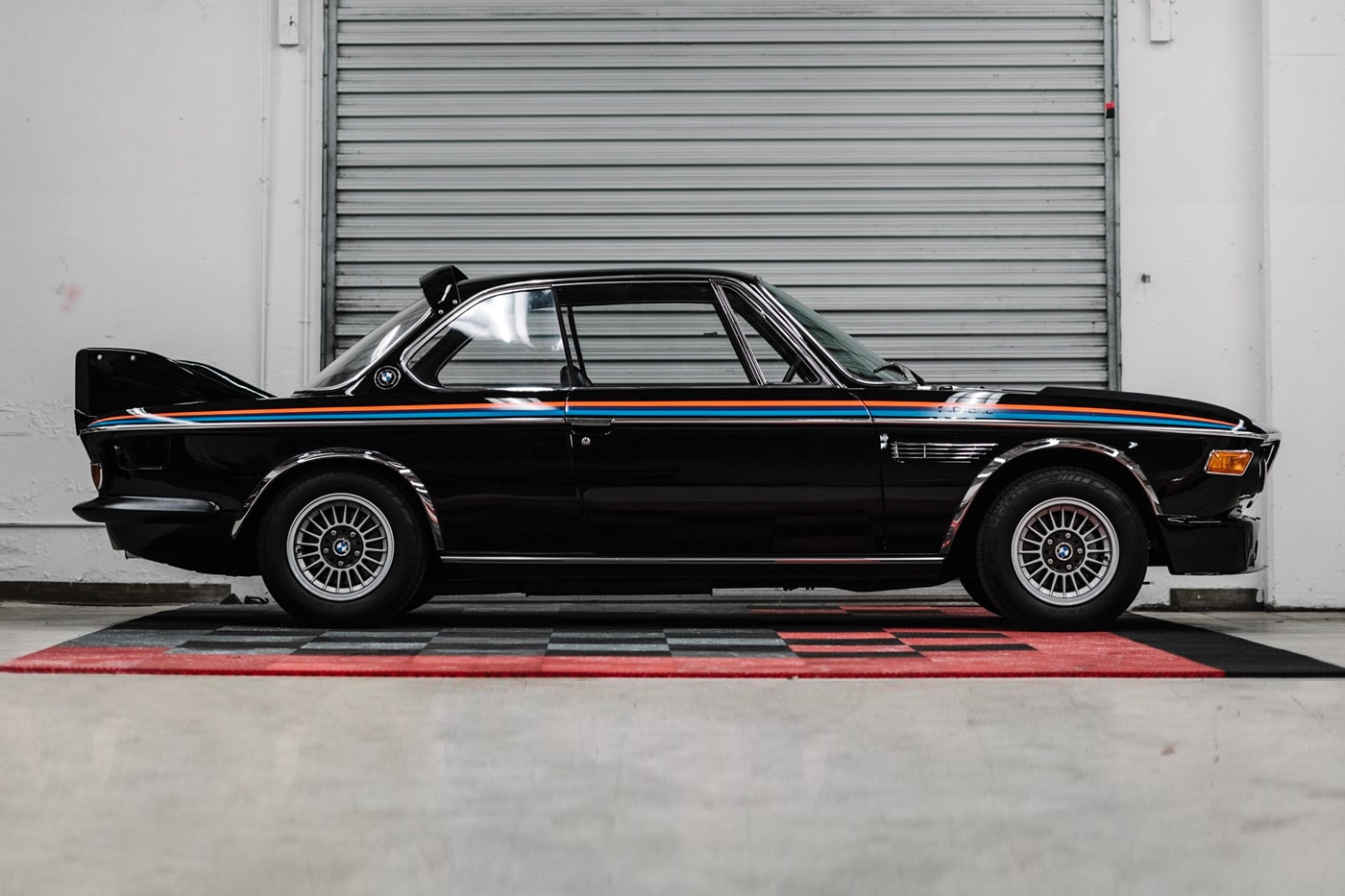1972 BMW 3.0 CSL RM Sotheby's Auction  For sale buy now bid black retrofuturistic motorsport automotive car e9 e24 