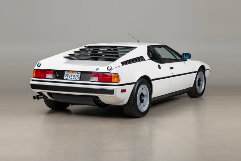 1980 BMW M1 Coupe Auction Canepa automobile inline v6 5-speed manual white exterior black interior