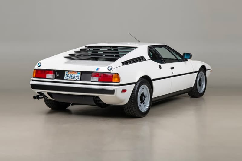 1980 BMW M1 Coupe Auction Canepa automobile inline v6 5-speed manual white exterior black interior