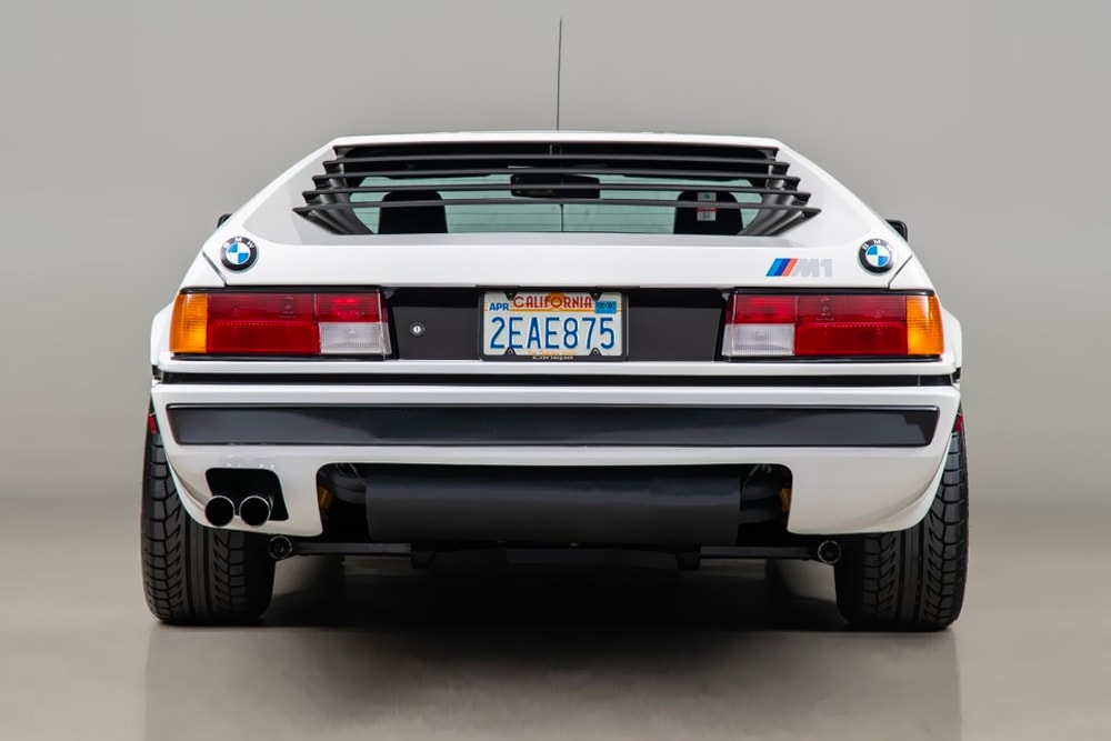 1980 BMW M1 Coupe Auction Canepa automobile inline v6 5-speed manual white exterior black interior