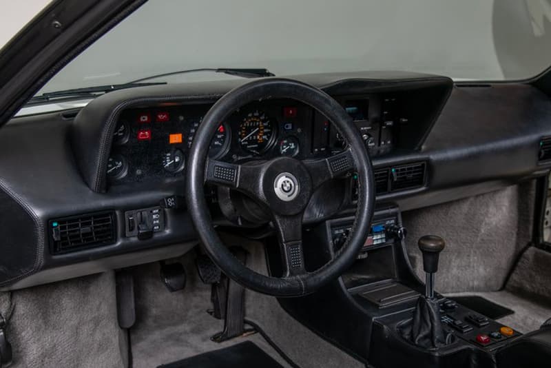 1980 BMW M1 Coupe Auction Canepa automobile inline v6 5-speed manual white exterior black interior