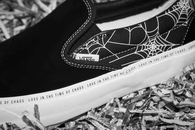 goodhood vans era og lx slip on sk8 mid love in the time of chaos black white punk spider web lightning bold buy cop purchase register now release details information first look