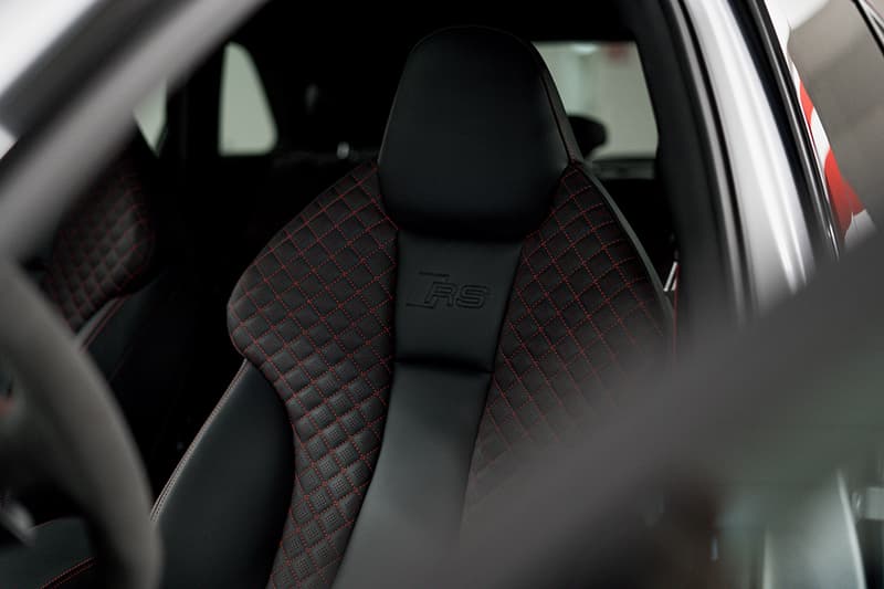 ABT Sportsline Audi RS3 2019-20 470 BHP 540 Nm of Torque 400 lb-ft 177 MPH Carbon Fiber Interior Exterior Upgrades New Exhaust Tips Wheels Matte Black Hot Hatch Supercar Performance Figures Speed Power