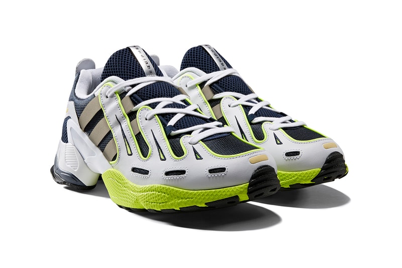 adidas EQT Gazelle Reissue Retro Sneaker Release EE4773 EE4771 EE4772 colorways SOLAR YELLOW / SILVER METALLIC / CORE BLACK GREY TWO / CORE BLACK / CLOUD WHITE COLLEGIATE NAVY / SOLAR YELLOW july 20 2019 date info originals