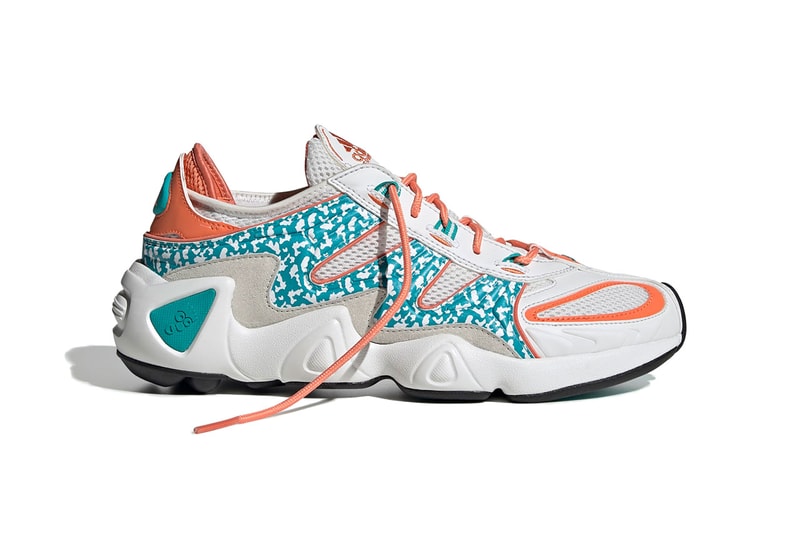 adidas FYW S-97 Crystal White Blue Hi-Res Yellow Aqua Semi Coral Equipment Salvation EE5306 EE5307 august 8 2019 