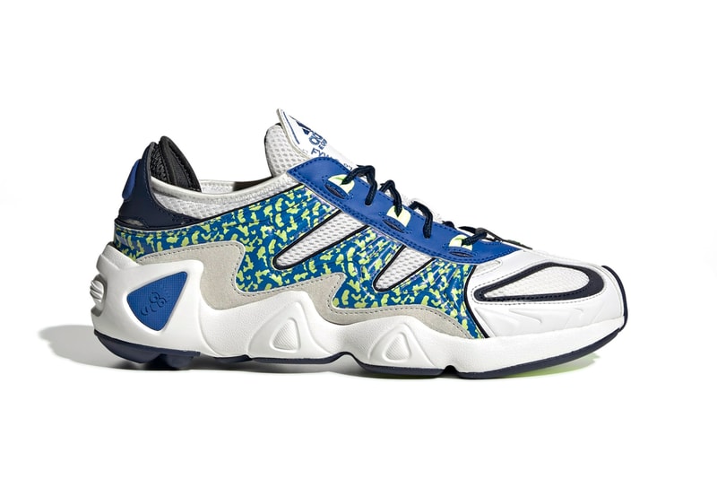 adidas FYW S-97 Crystal White Blue Hi-Res Yellow Aqua Semi Coral Equipment Salvation EE5306 EE5307 august 8 2019 