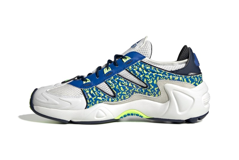adidas FYW S-97 Crystal White Blue Hi-Res Yellow Aqua Semi Coral Equipment Salvation EE5306 EE5307 august 8 2019 