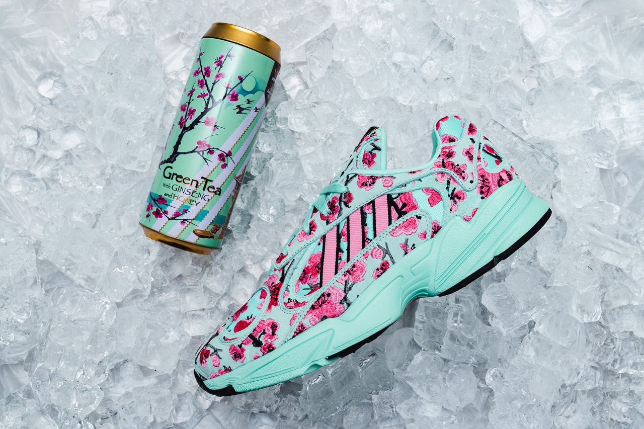 adidas x Arizona Ice Tea Sneaker Pack Closer Look collection capsule shoes Originals Continental 80 yung 1 release information pop up shop store new york city nyc 