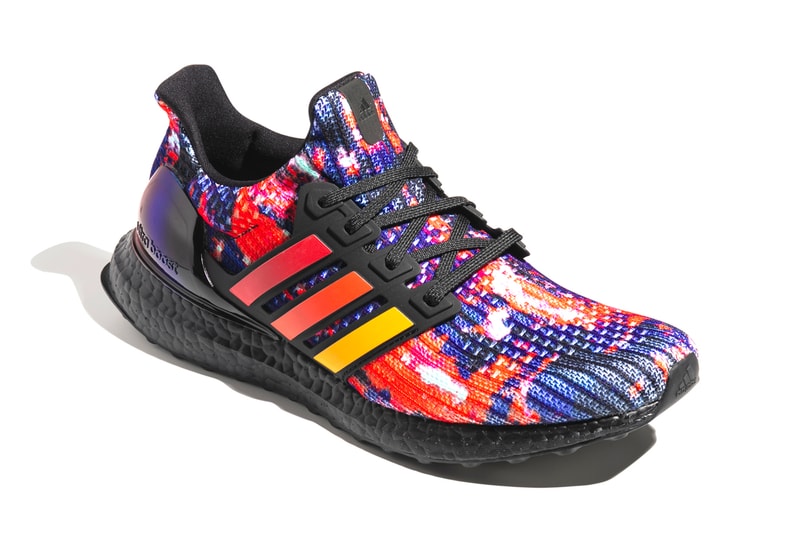 adidas Originals UltraBOOST Scarlet Active Orange Core Black Torsion stabilizing flexible outsole gradients three stripes heel arched primeknit upper FV7279 rainy season rain china chinese exclusve