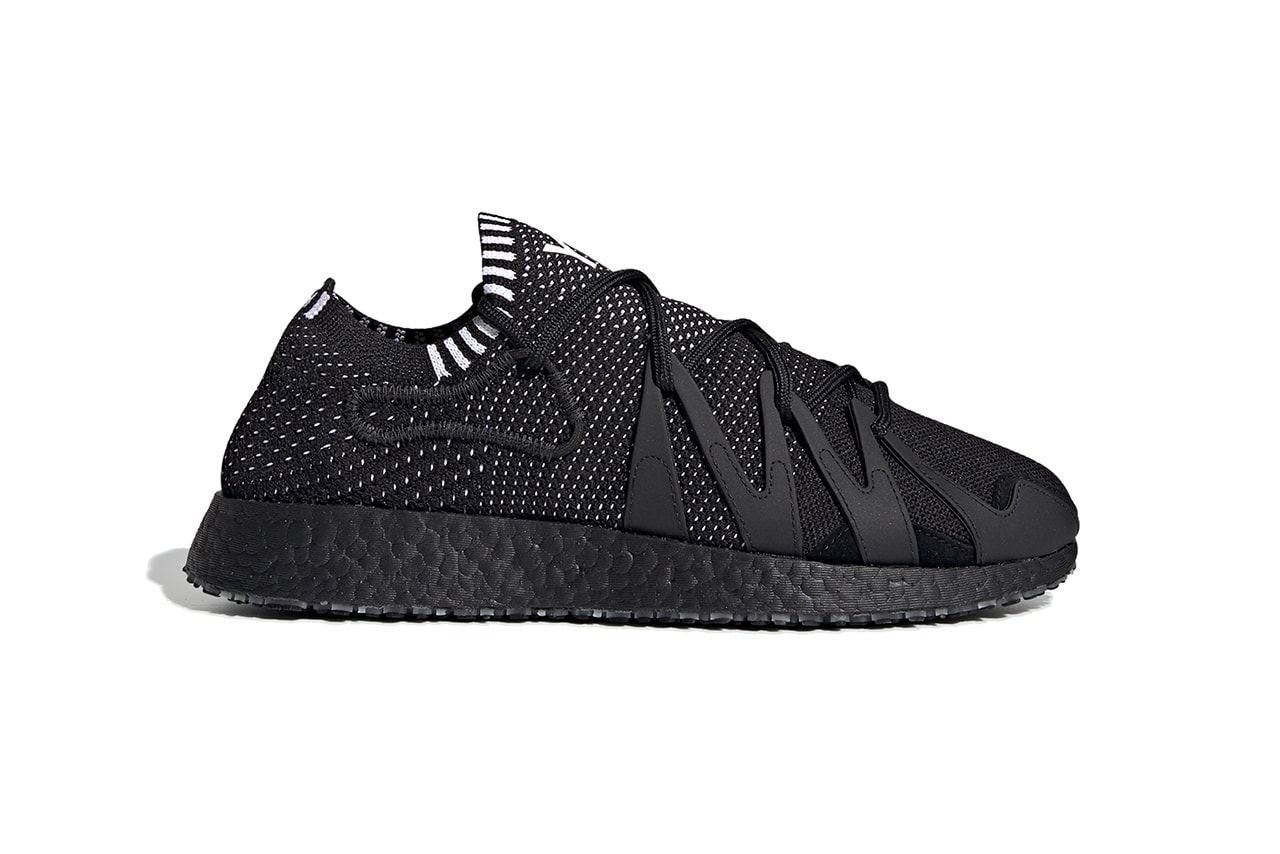 adidas Y-3 Raito Racer Triple Black White Detailing BOOST Sole Unit Quickstrike Outsole TPU Primeknit Upper Yohji Yamamoto Sneaker Release Information Cop Online Brand With The Three Stripes