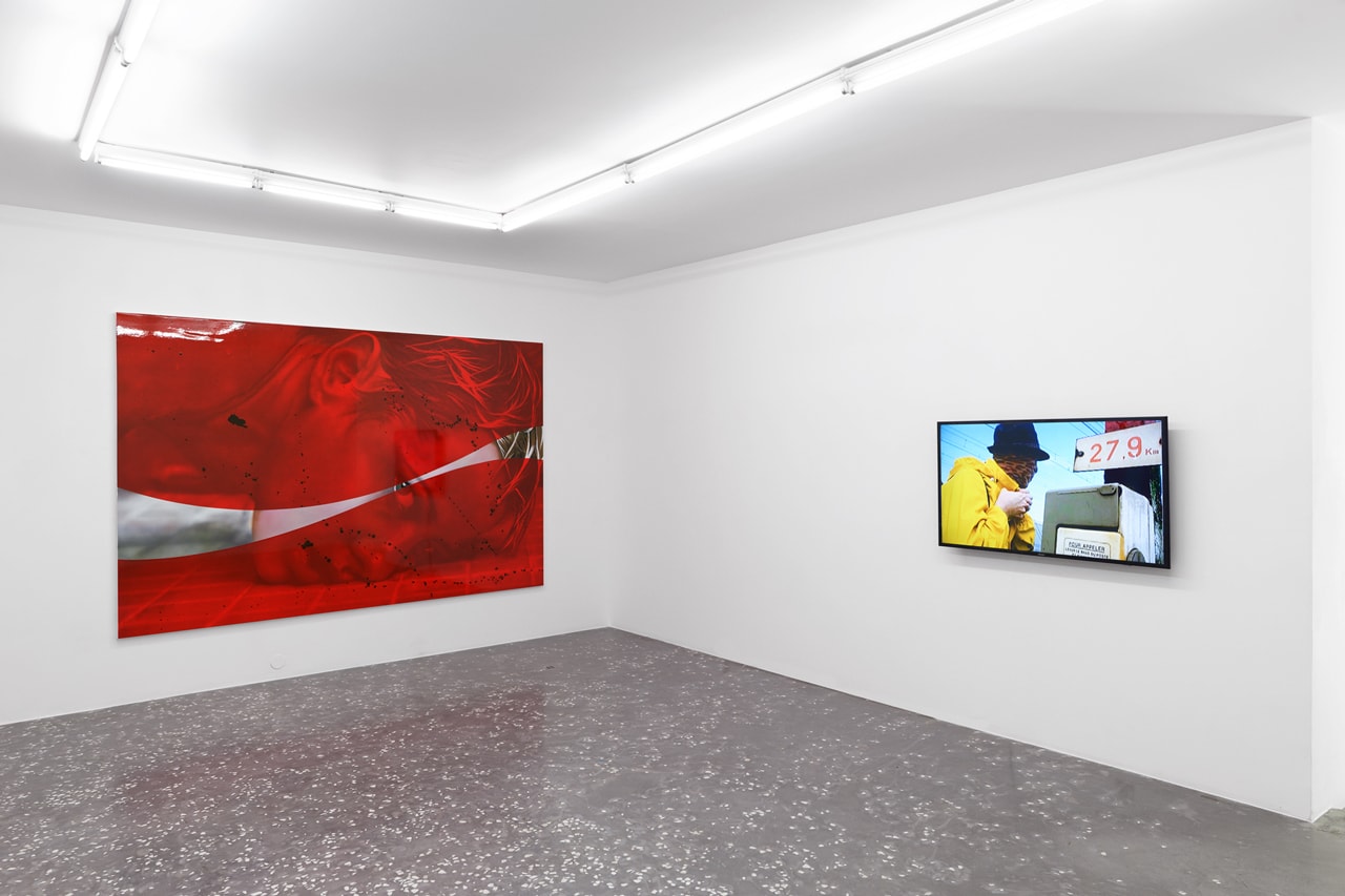 aguirre shwarz zevs savoure le rouge new galerie exhibition artworks paintings 