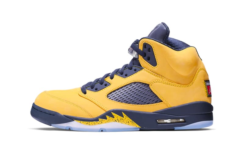 Air Jordan 5 Michigan Inspire Release Hypebeast